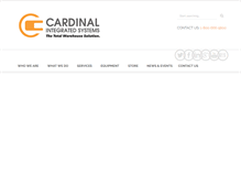 Tablet Screenshot of cardinalintegrated.com